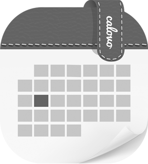 calovo Logo auf dunklen Hintergrund